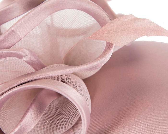 Tea rose custom made Mother of the Bride hat by Cupids Millinery - Image 4