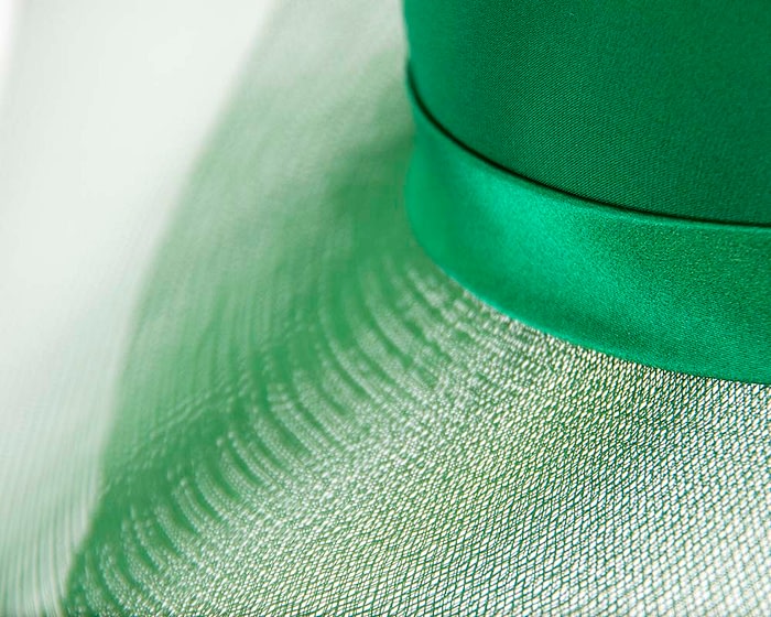 Custom made green wide brim hat by Fillies Collection - Image 4