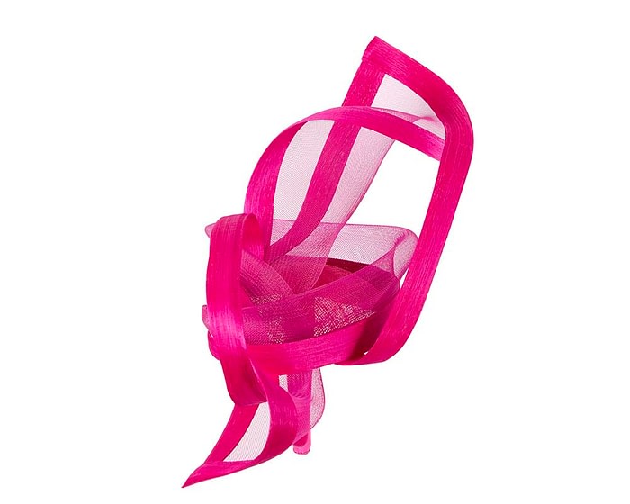 Fascinators Online - Edgy fuchsia fascinator by Fillies Collection