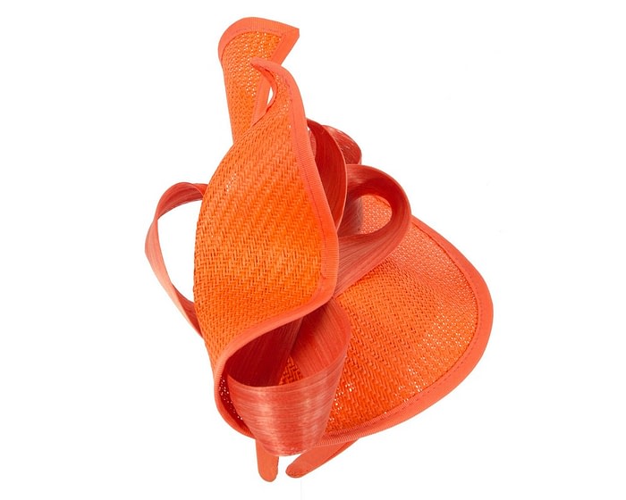 Fascinators Online - Orange fascinator with bow by Fillies Collection