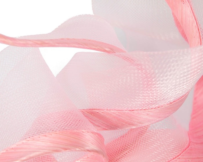 Bespoke large pink racing fascinator by Fillies Collection - Image 3