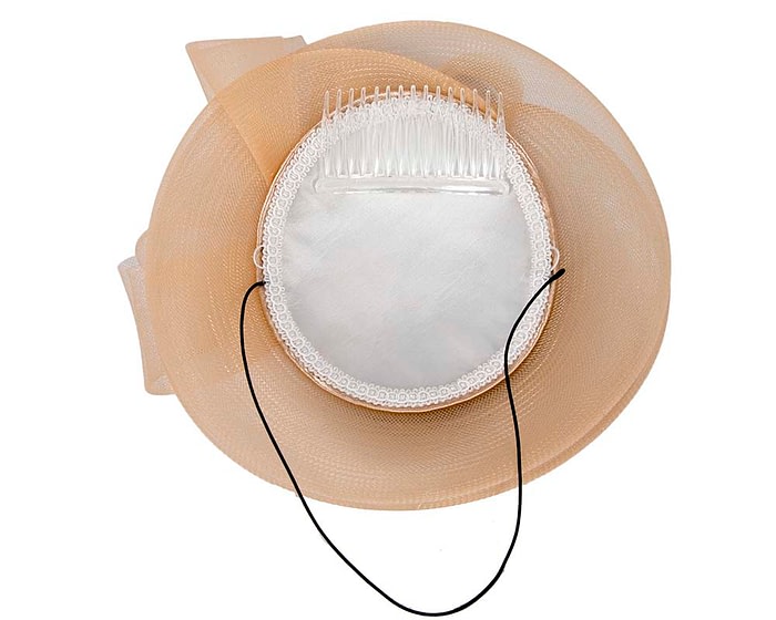 Cashew custom made cocktail hat by Cupids Millinery - Image 6