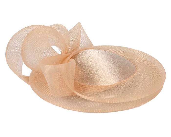 Fascinators Online - Cashew custom made cocktail hat by Cupids Millinery