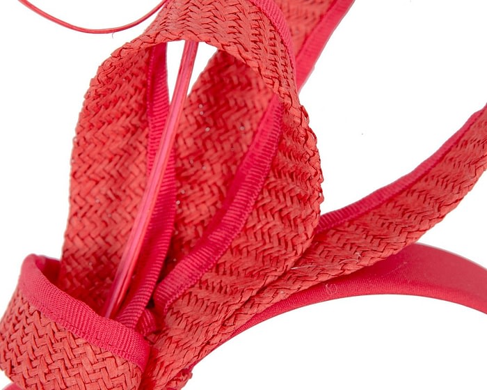 Red racing fascinator by Max Alexander - Image 3