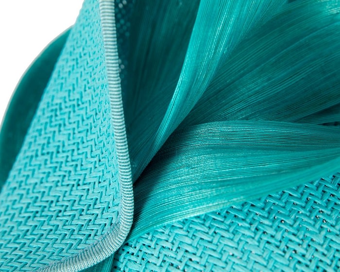 Fascinators Online - Turquoise fascinator with bow by Fillies Collection