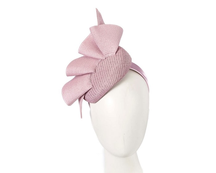 Lilac racing pillbox fascinator by Fillies Collection