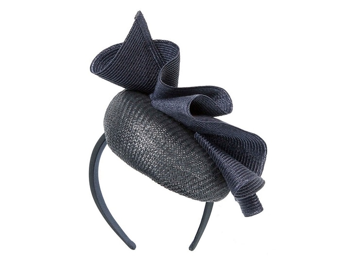 Navy racing pillbox fascinator by Fillies Collection - Image 6