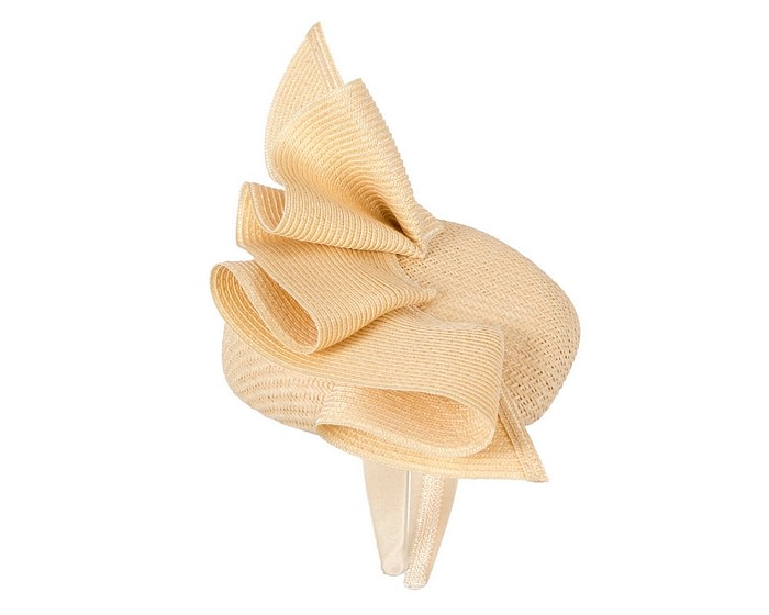 Nude racing pillbox fascinator by Fillies Collection - Image 4