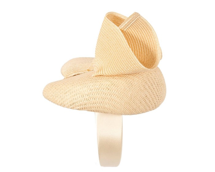 Nude racing pillbox fascinator by Fillies Collection - Image 3