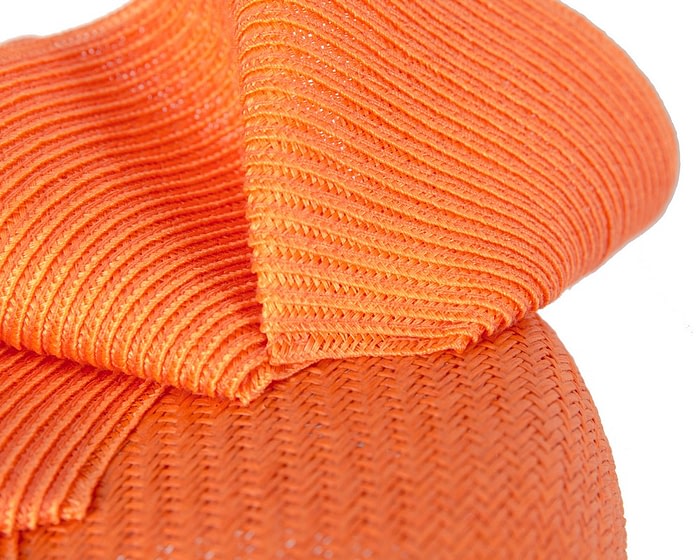 Orange racing pillbox fascinator by Fillies Collection - Image 5