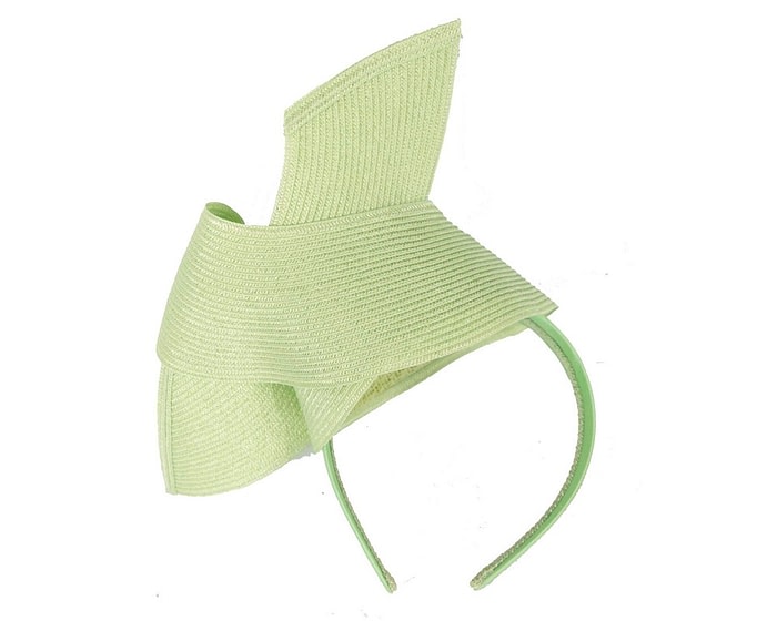 Fascinators Online - Stylish lime Australian Made racing fascinator by Max Alexander