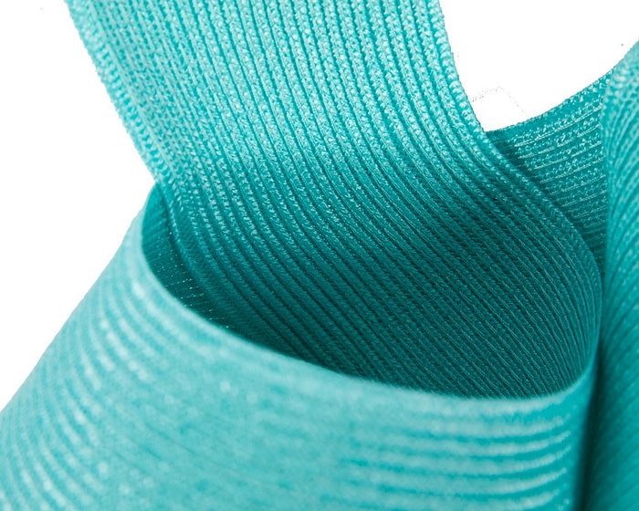 Stylish turquoise Australian Made racing fascinator by Max Alexander - Image 3