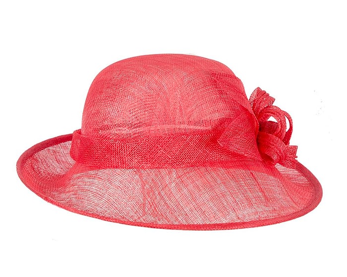 Fascinators Online - Red cloche spring fashion hat by Max Alexander