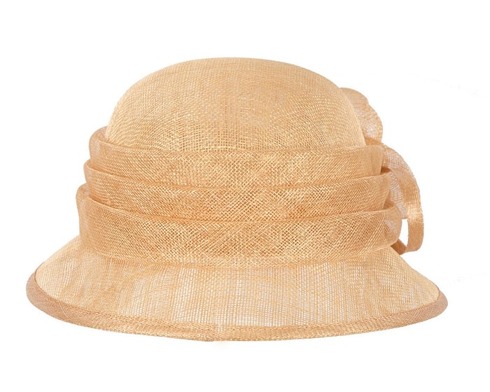 Gold cloche racing hat by Max Alexander - Image 5