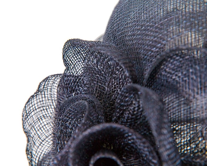 Navy cloche racing hat by Max Alexander - Image 4