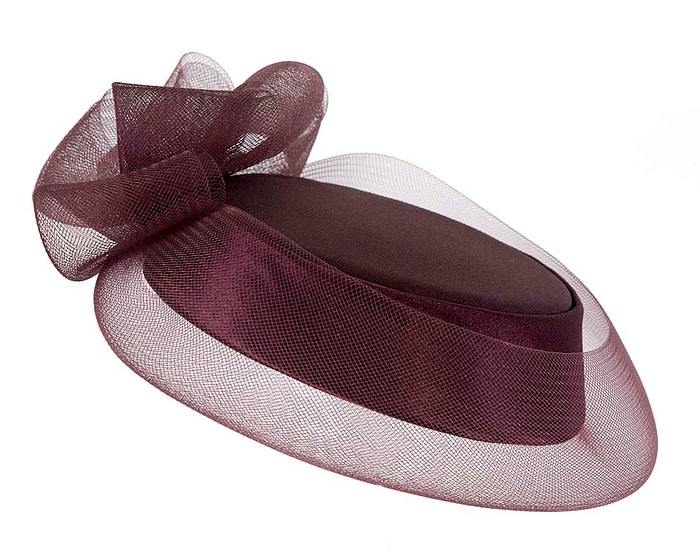 Port custom made special occasion hat by Cupids Millinery - Image 4