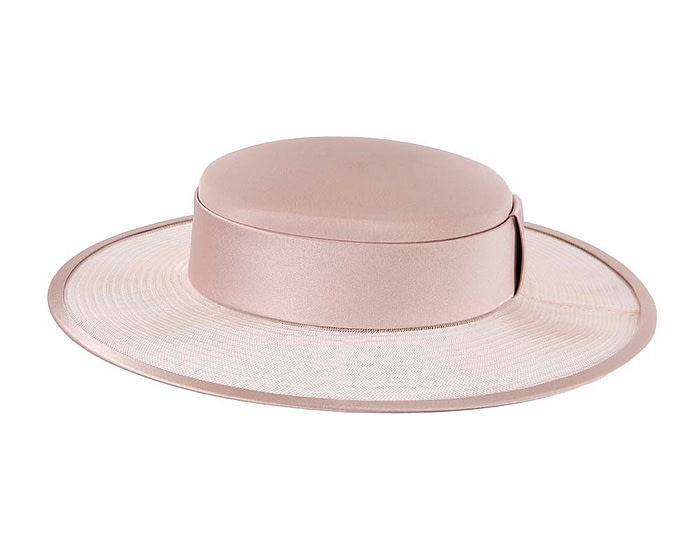 Tea Rose boater hat by Cupids Millinery Melbourne - Image 3