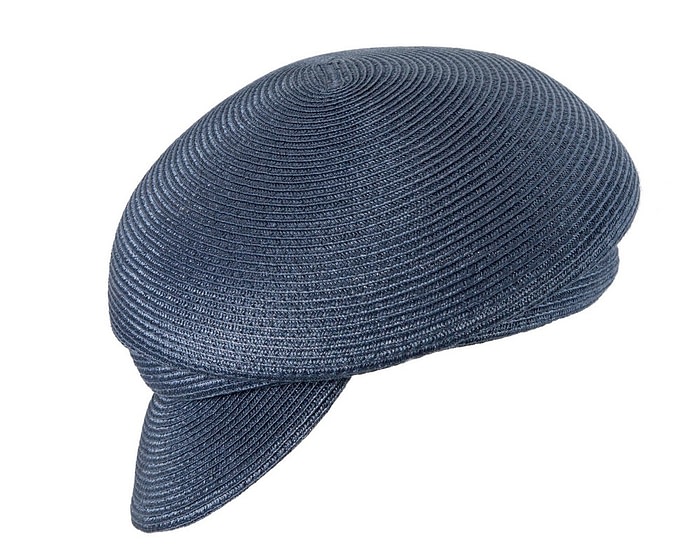 Fascinators Online - Navy cap with beak by Max Alexander