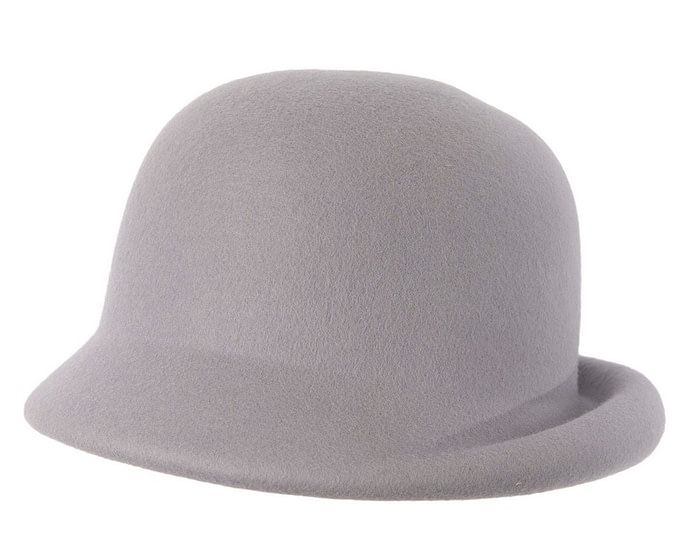 Grey winter cloche hat by Max Alexander - Image 3