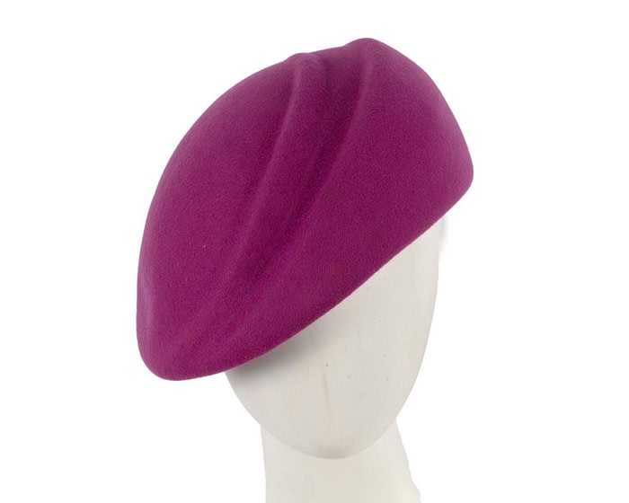 Designers fuchsia felt hat by Max Alexander