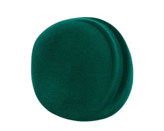 Fascinators Online - Designers green felt hat by Max Alexander