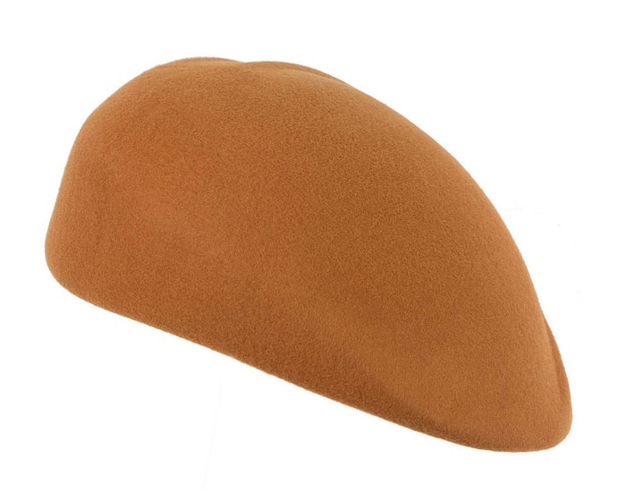 Fascinators Online - Designers rust felt hat by Max Alexander