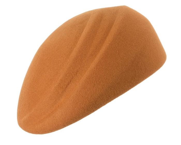 Fascinators Online - Designers rust felt hat by Max Alexander