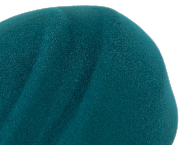 Fascinators Online - Designers teal felt hat by Max Alexander