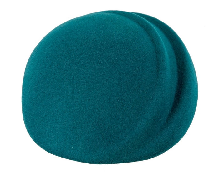 Fascinators Online - Designers teal felt hat by Max Alexander