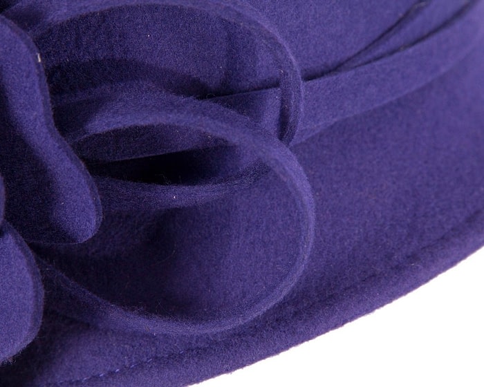 Purple winter fashion cloche hat by Max Alexander - Image 5