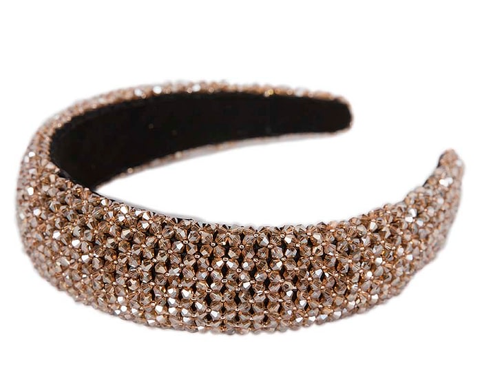 Rose gold sparkly headband by Max Alexander - Image 4