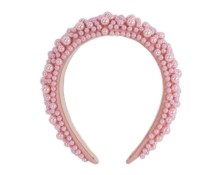 Stylish Dusty Pink Fascinator Headband - Image 2