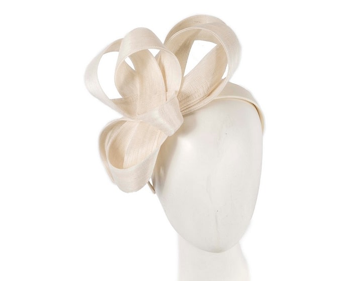 Cream loops headband fascinator by Fillies Collection