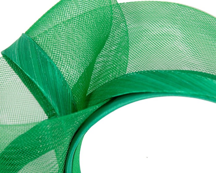 Green racing fascinator headband by Fillies Collection - Image 3