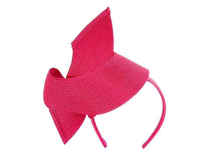 Stylish fuchsia Australian Made racing fascinator by Max Alexander - Image 6