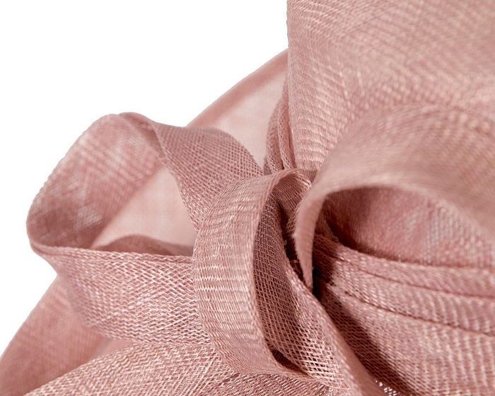 Exclusive dusty pink sinamay hat by Max Alexander - Image 5