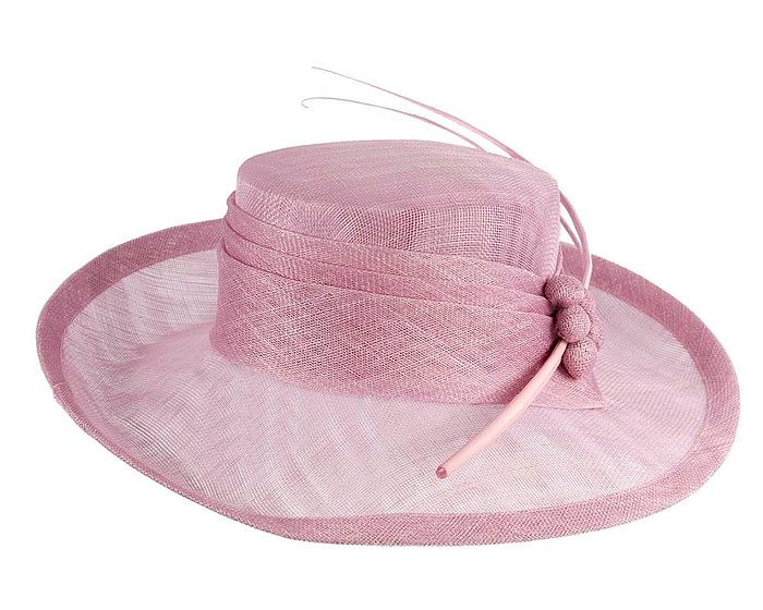 Fascinators Online - Exclusive lilac sinamay hat by Max Alexander