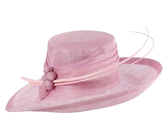 Fascinators Online - Exclusive lilac sinamay hat by Max Alexander