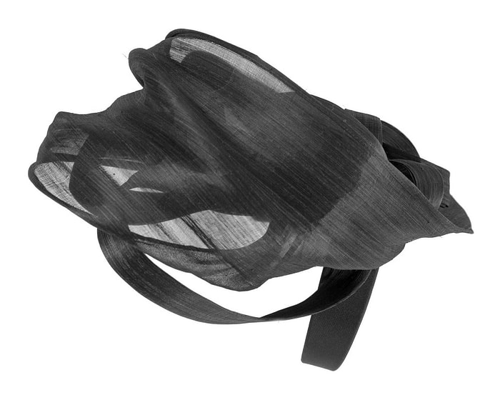 Large black fascinator by Fillies Collection - Image 3