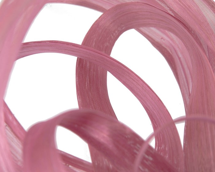 Large dusty pink fascinator by Fillies Collection - Image 5