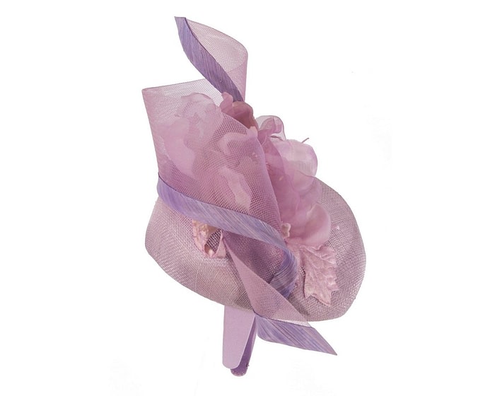 Bespoke lilac spring racing pillbox fascinator - Image 4