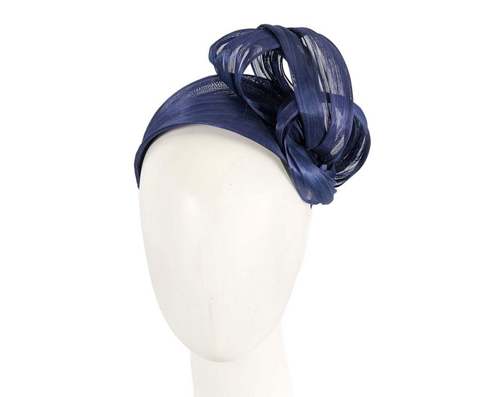 Navy retro headband fascinator by Fillies Collection