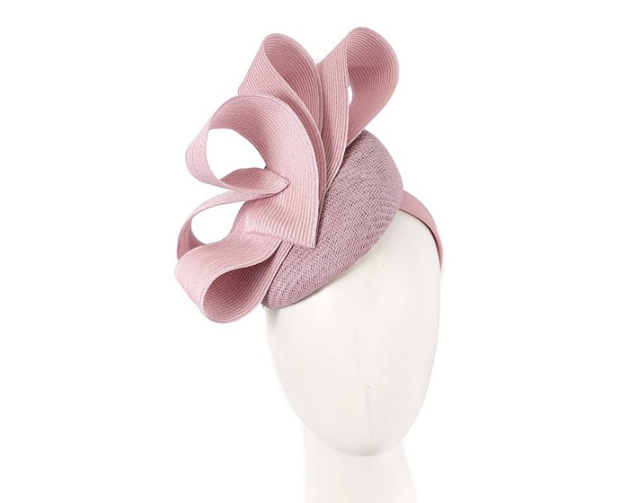 Lilac racing pillbox fascinator by Fillies Collection