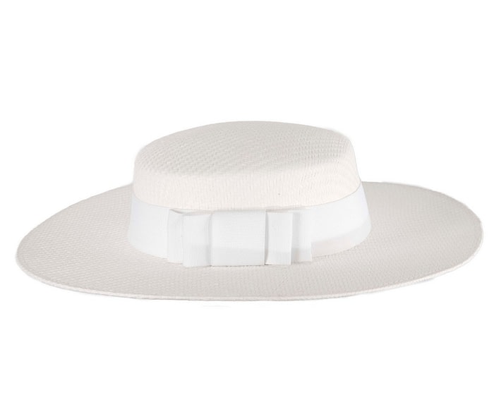 White boater hat by Max Alexander - Image 6