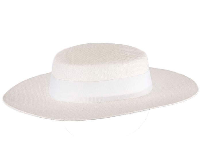 White boater hat by Max Alexander - Image 4