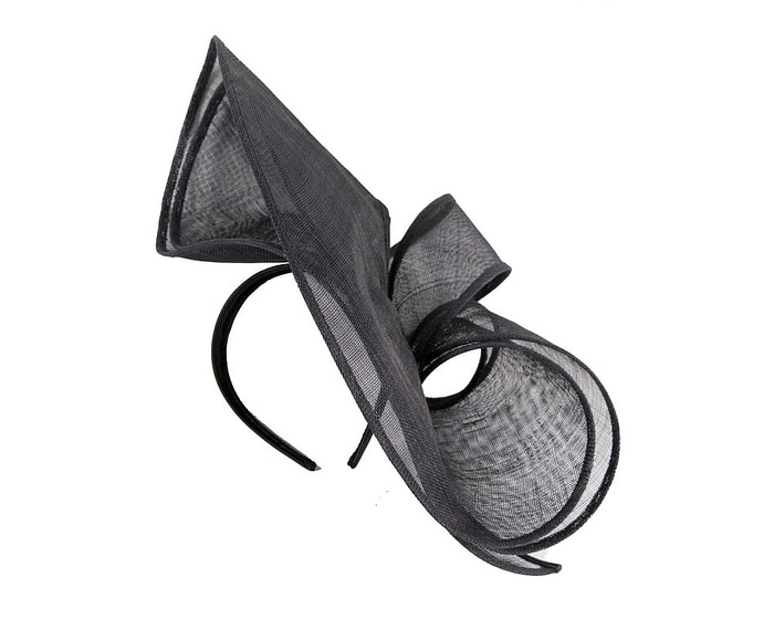 Fascinators Online - Large black fascinator by Max Alexander