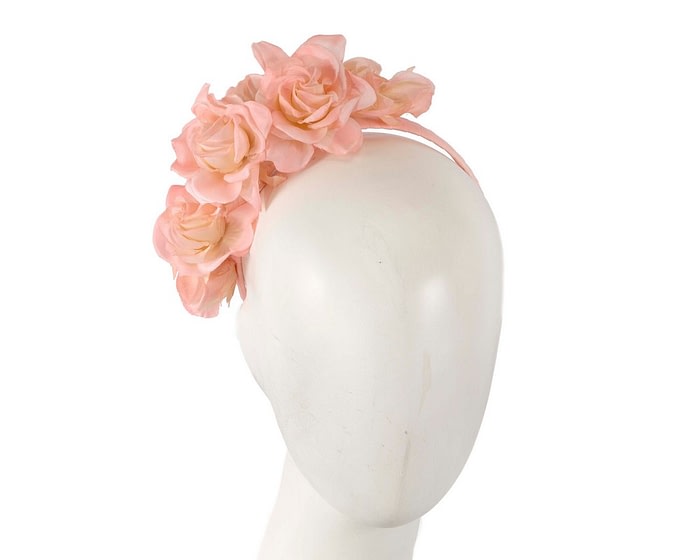 Blush flower headband fascinator by Max Alexander