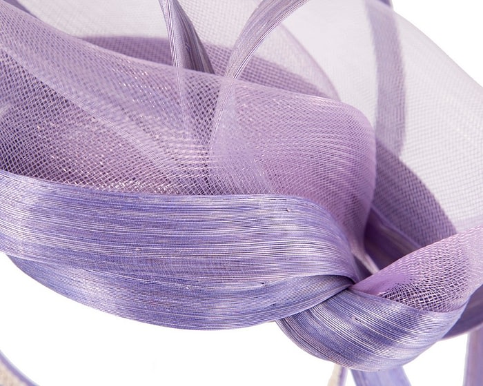 Edgy lilac fascinator by Fillies Collection - Image 5