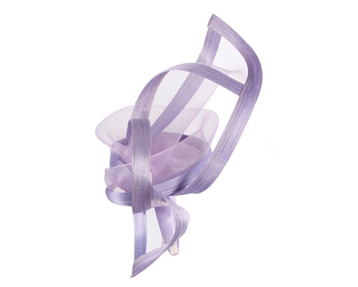 Edgy lilac fascinator by Fillies Collection - Image 3