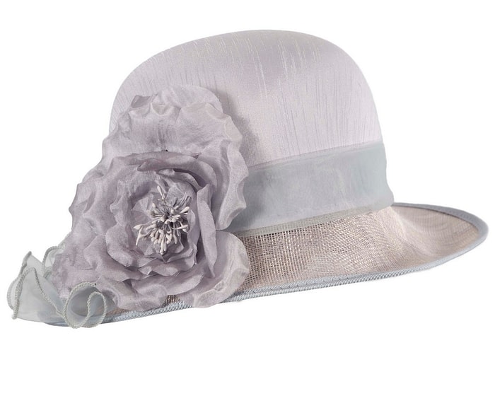 Fascinators Online - Blue cloche hat by Max Alexander